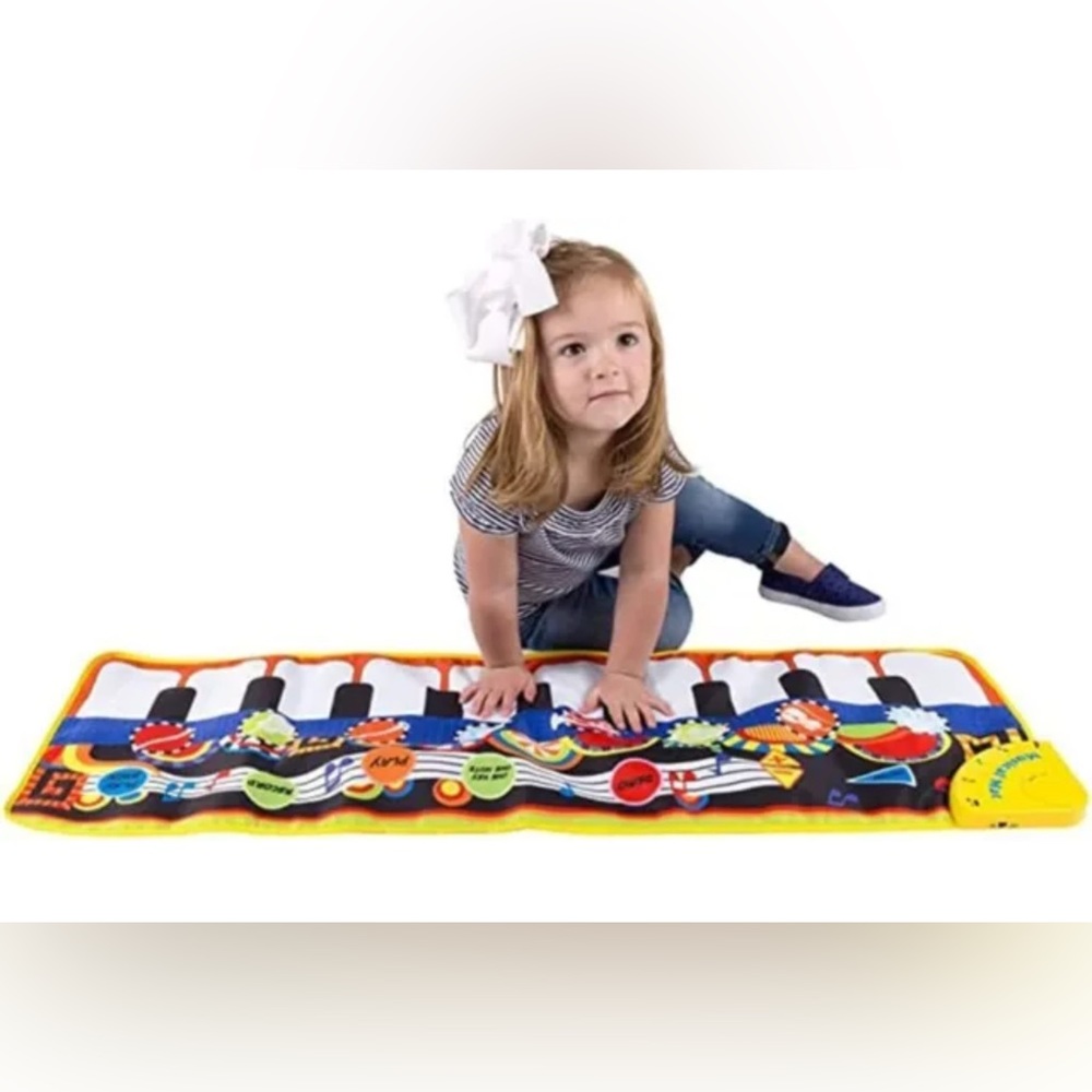 Kids Music Piano Dance Mat Keyboard Musical Birthday Gift, Toys 3+ - Picture 2 of 7